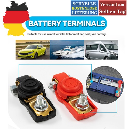 Batterieklemmen Batterie Polklemmen + - Pol Klemmen Plus Minus Auto LKW ...