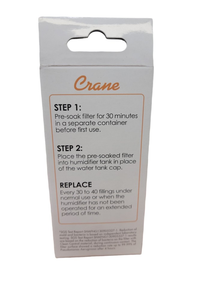 Crane Humidifier Demineralization Filter HS1932 for Adorable