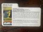 GI Joe 1998 Exclusive Vypra, Version 1  File Card, Nice (lot 1)