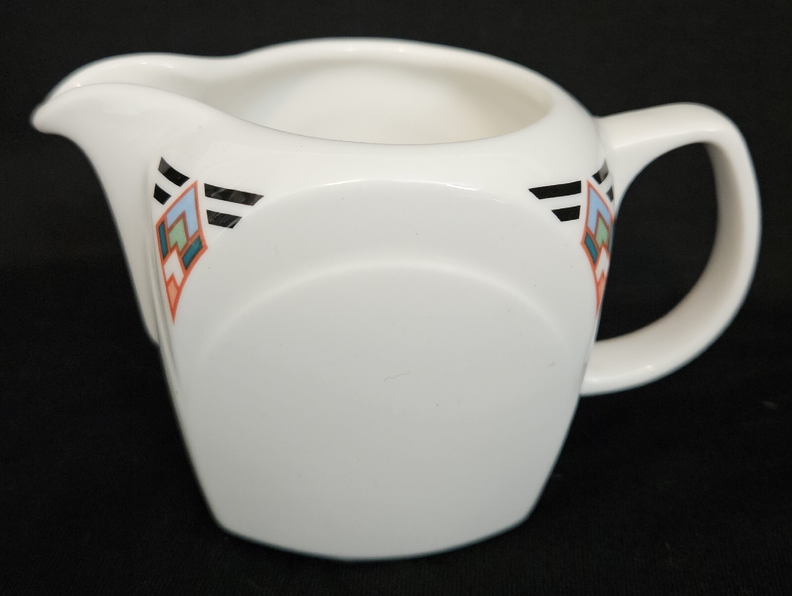 Art Deco Creamer Set of 2 Albalite Steelite International Made in England