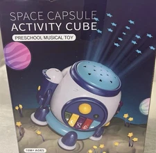 Space Capsule Activity Cube Preschool Musical NIB