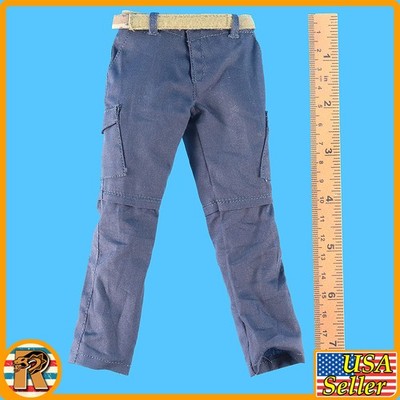 S UK Coalition Forces - Dark Blue Pants - 1/6 Scale Part - Easy Simple 