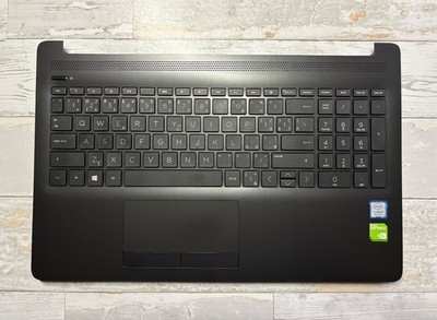 HP 15-da0031nc Genuine Palmrest Top Cover Case w/ CZ-SK Keyboard AP29M000A00