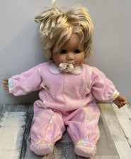Baby Lou Interactive Doll With Sounds Zapf Creation Vintage 1990s