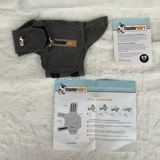 ThunderShirt Dog Anxiety Jacket XS Gray Calming Vest Insanely Calm Travel Storm