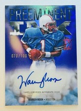 Warren Moon Cards, Rookie Cards and Autographed Memorabilia Guide 13