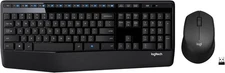 Logitech MK345 Wireless Keyboard and Mouse Combo with Palm Rest, 2.4 GHz USB Rec