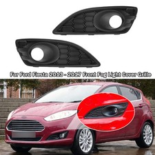 Für Ford Fiesta 2013-2017 Stoßstange Gitter Nebelscheinwerfer  Blende Wabengrill