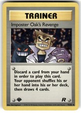 Imposter Oak's Revenge 76/82 Team Rocket 1st Edition Pokémon MP on eBay