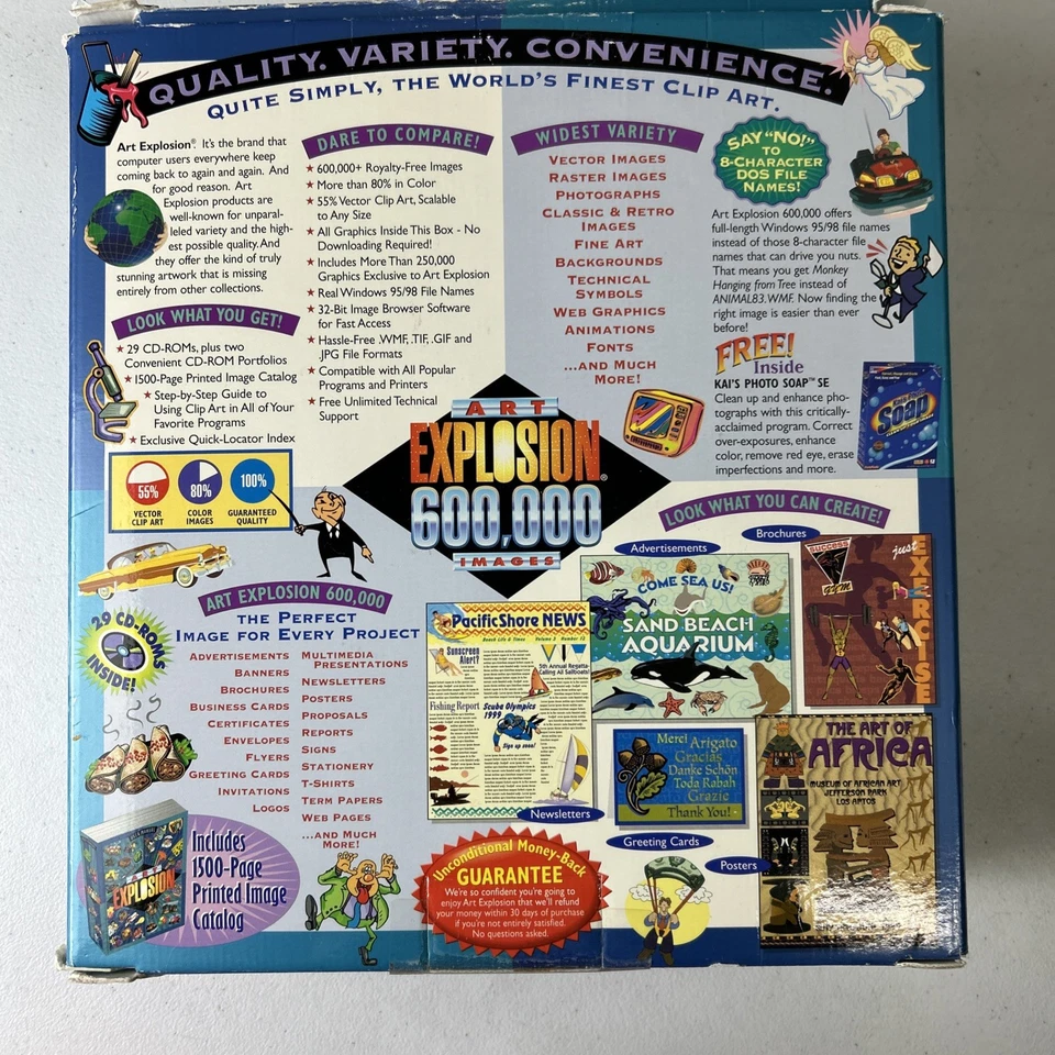 Nova Development Art Explosion 600000 Windows CDs & Manual - Image 3 of 4