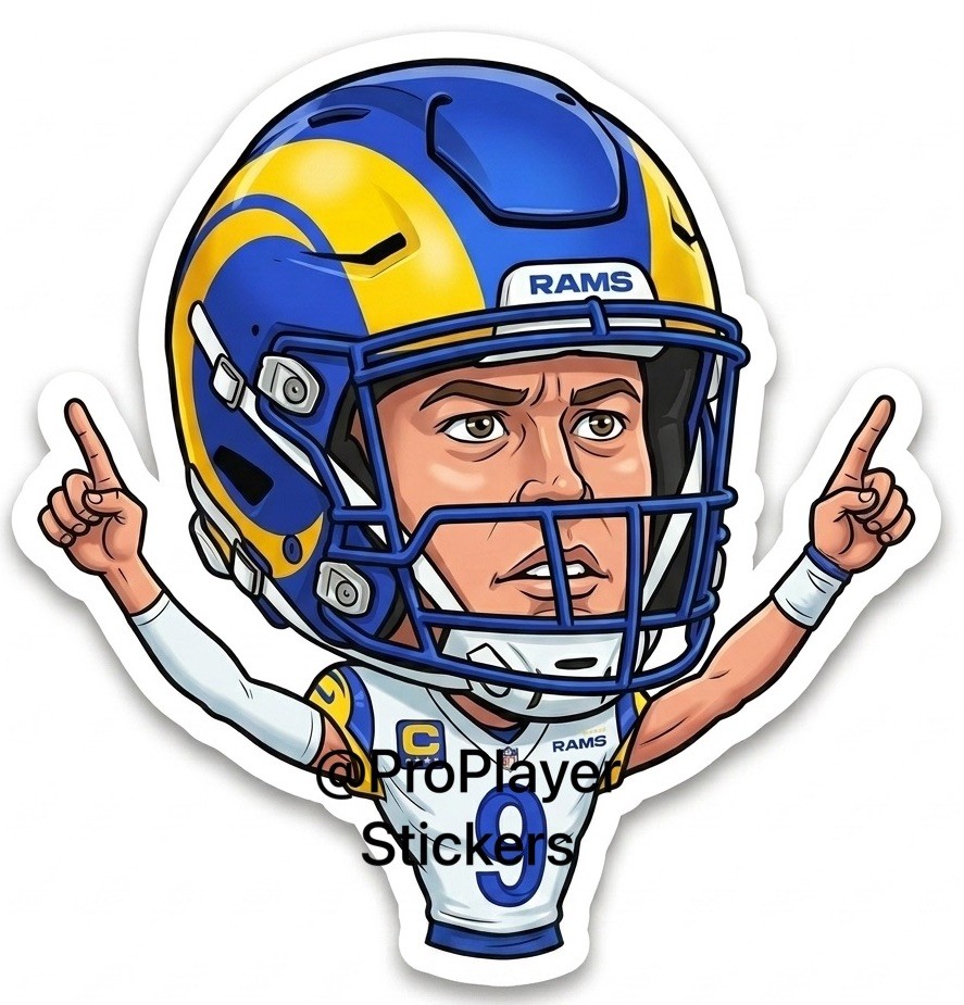🏈 Rams “Matthew Stafford” Sticker 🏈