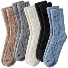 Fuzzy Socks for Women, Super Soft Cozy Slipper Socks for Women, Women'S Winter W