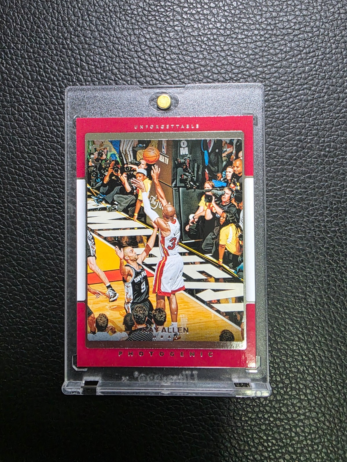 Ray Allen 2021-22 Panini Photogenic Unforgettable THE SHOT #4 Miami Heat RARE SP