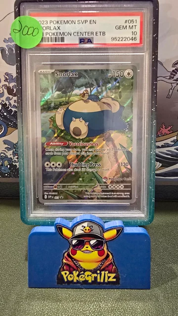 Snorlax Pokemon Center promo 151 PSA 10