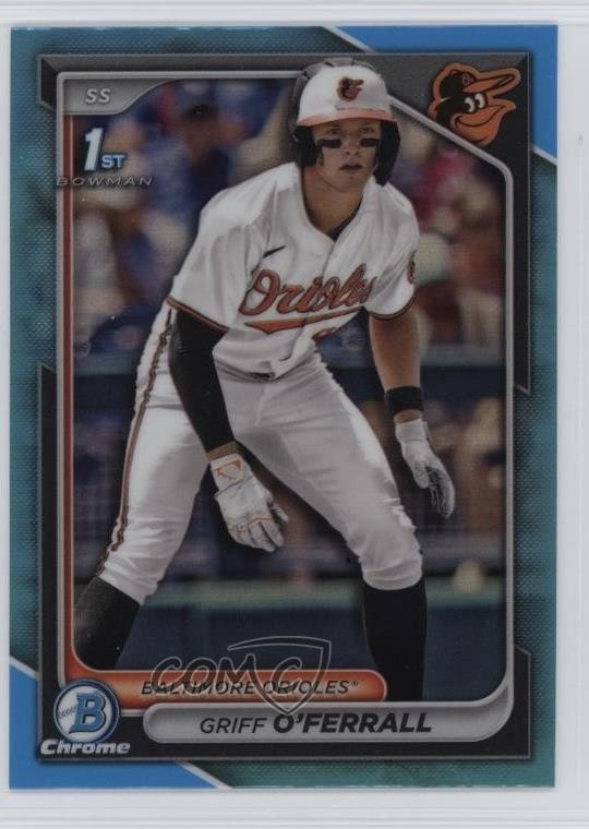 2024 Bowman Draft Chrome Sky Blue Refractor Griff O’Ferrall O'Ferrall #BDC-21