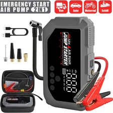 AIRKOUL Jump Starter with Air Compressor, 1000A Portable Car Battery Booster 12V