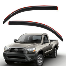 Fits 2005 - 2015 Toyota Tacoma 2-doors In-channel Rain Guard Window Visor Vents