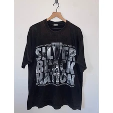 Las Vegas Raiders Shirt The Silver & Black Nation Graphic Football NFL Tee 2XL