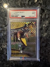 2017 TJ Watt Select Field Level #259 Rookie Gold /10 PSA 9