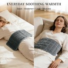 Weighted Heating Pad for Back Pain Period Cramps Moist Heat Pad 5 Levels 12x24 — photo 4