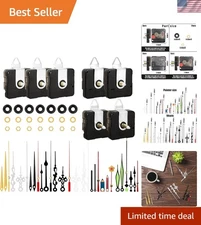 DIY Clock Repair Set: 7 Quartz Movements & 10 Stylish Hands for Custom Creations