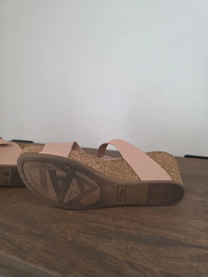 女士 Annie Comfort 女性腮红楔形凉鞋 6.5 码中号  — 第 4/4 张图片