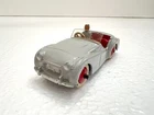 Vintage Dinky Light Grey TRIUMPH TR2 Convertible Car with Driver