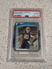 2024 Panini Clearly Donruss - Rated Rookie Drake Maye #53 (RC) PSA 10