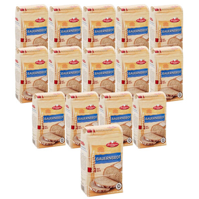BIELMEIER Brotbackmischung Bauernbrot 15 Stück á 500 g Küchenmeister