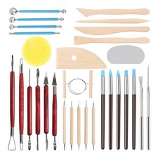 30PCS Clay Sculpting Tools with Wire Pottery Modeling Ceramics Polymer5862