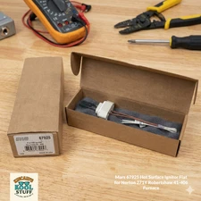 Mars 67925 Hot Surface Ignitor Flat for Norton 271Y Robertshaw 41-406 Furnace