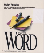 Microsoft Word Quick Results Version 6.0 1993