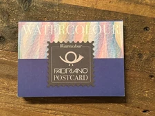 Fabriano Watercolour paper Postcard Pack paper 20 Postcards artists blank A6