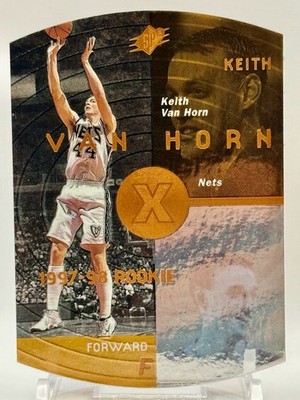 Keith Van Horn Nets 1997-98 SPX Bronze Die Cut Hologram RC #27