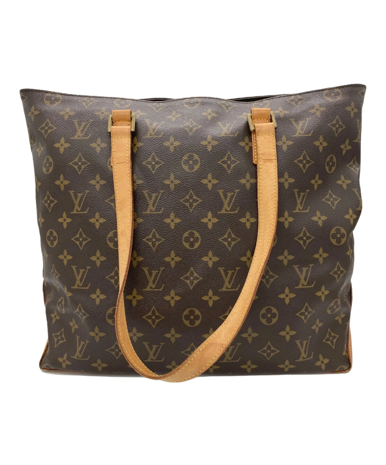 Vuitton — Louis Vuitton Cabas M51151 Coated Canvas Brown Shoulder Bag #TFB4350