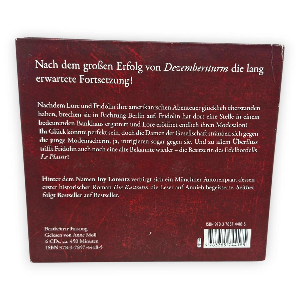 Aprilgewitter Iny Lorentz Hörbuch 6 CD Audio Anne Moll Historischer Roman Lübbe - Bild 2 von 4