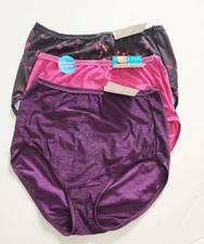 3 Vanity Fair Illumination Brief Panty Multi 13109 Sz 7/L - NWT