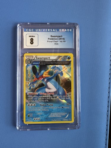 Swampert graded CGC 8 for sale on eBay
