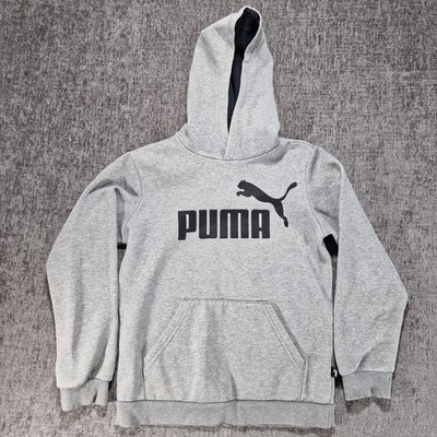 Puma Hoodie Unisex grau 11-12 Jahre P2P 16,5'' gute Qualität