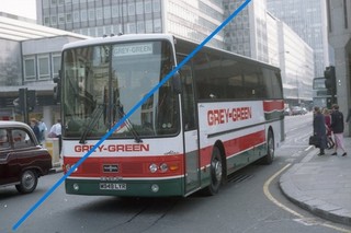 BUS NEGATIVE 35MM GREY GREEN COWIE DAF VANHOOL M949LYR NEG NO 839