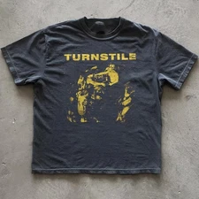HOT! Turnstile American Hardcore Punk Band Unisex Black Cotton T-shirt S-5XL