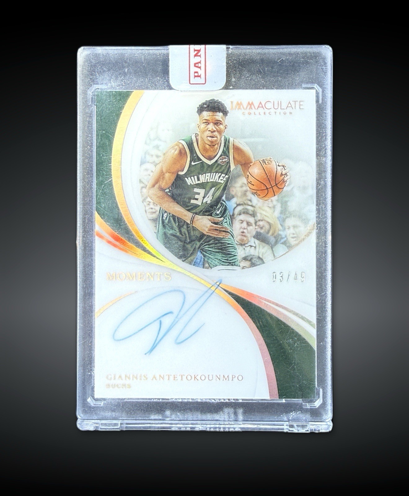 2018 Immaculate Collection Giannis Antetokounmpo Moments Auto /49 Panini Sealed