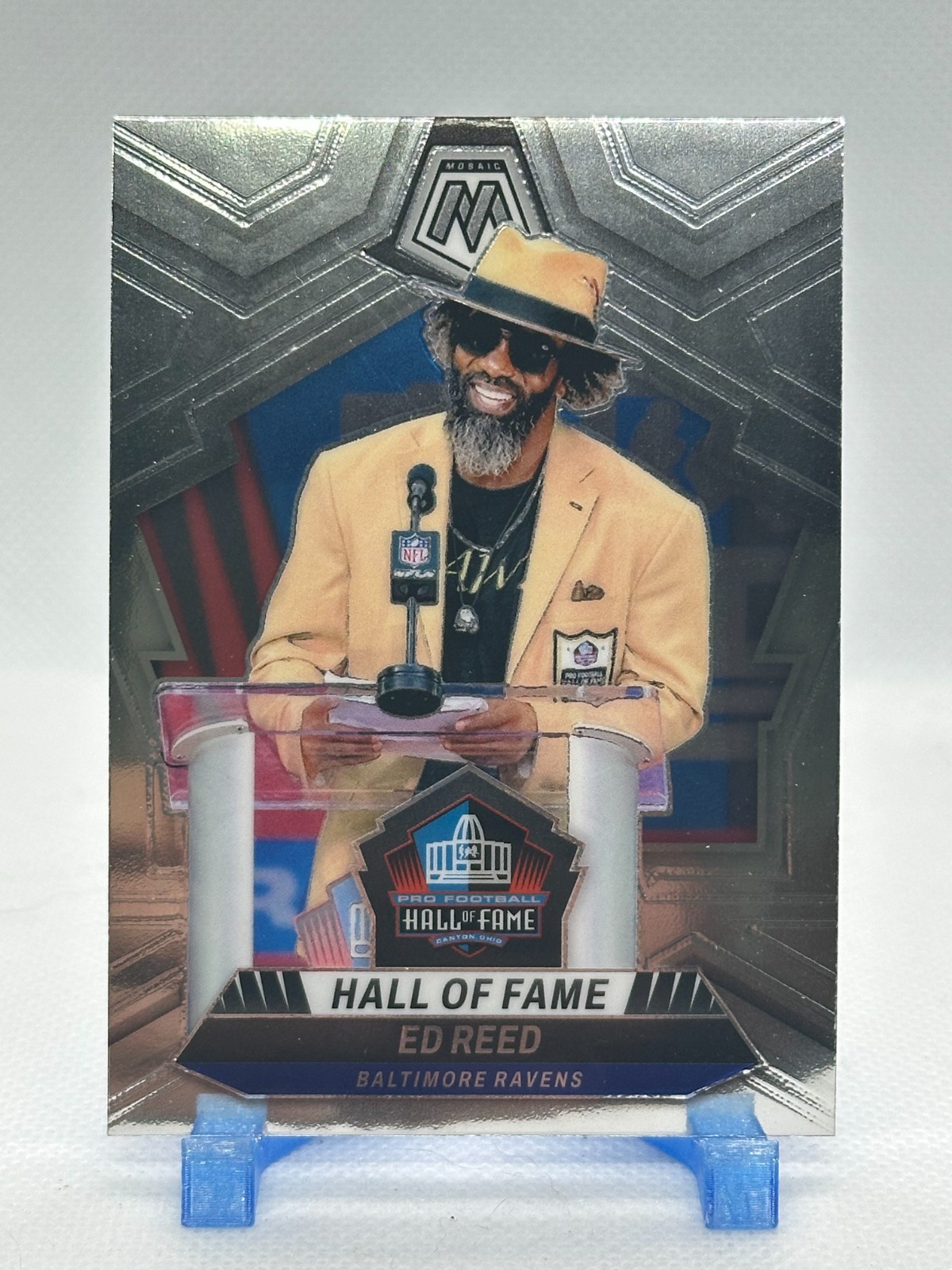 Ed Reed 2024 Panini Mosaic - Hall of Fame #293 - Baltimore Ravens