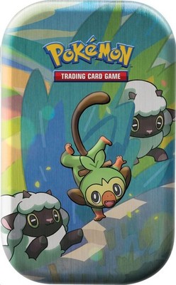 Sword & Shield Galar Pals Grookey & Wooloo Mini Tin Set [2 Booster Packs & Coin]