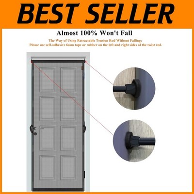 Adjustable Screen Door for Door Size 36''x80''