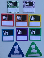 VH1 Lot of 10 Vintage Concert Tour Backstage Pass Passes