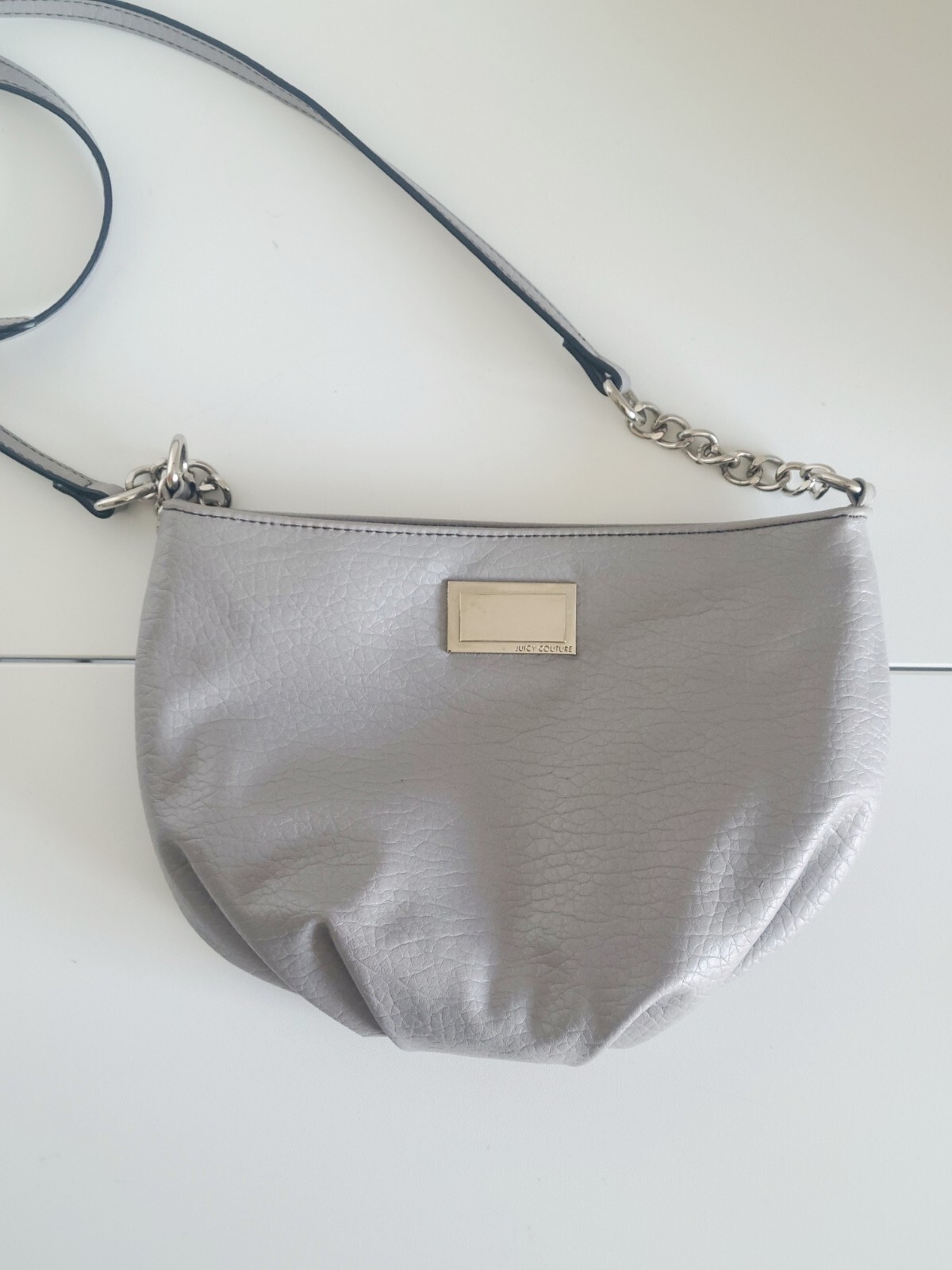 Juicy Couture Los Angeles Crossbody Purse Gray Si… - image 2