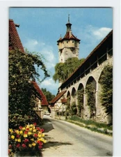 Postcard Street Scene At  Rothenburg ob der Tauber Bavaria Germany