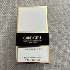 Carolina Herrera GOOD GIRL LEGERE WOMEN PARFUM SPLASH 0.24 oz / 7 ML NEW IN BOX