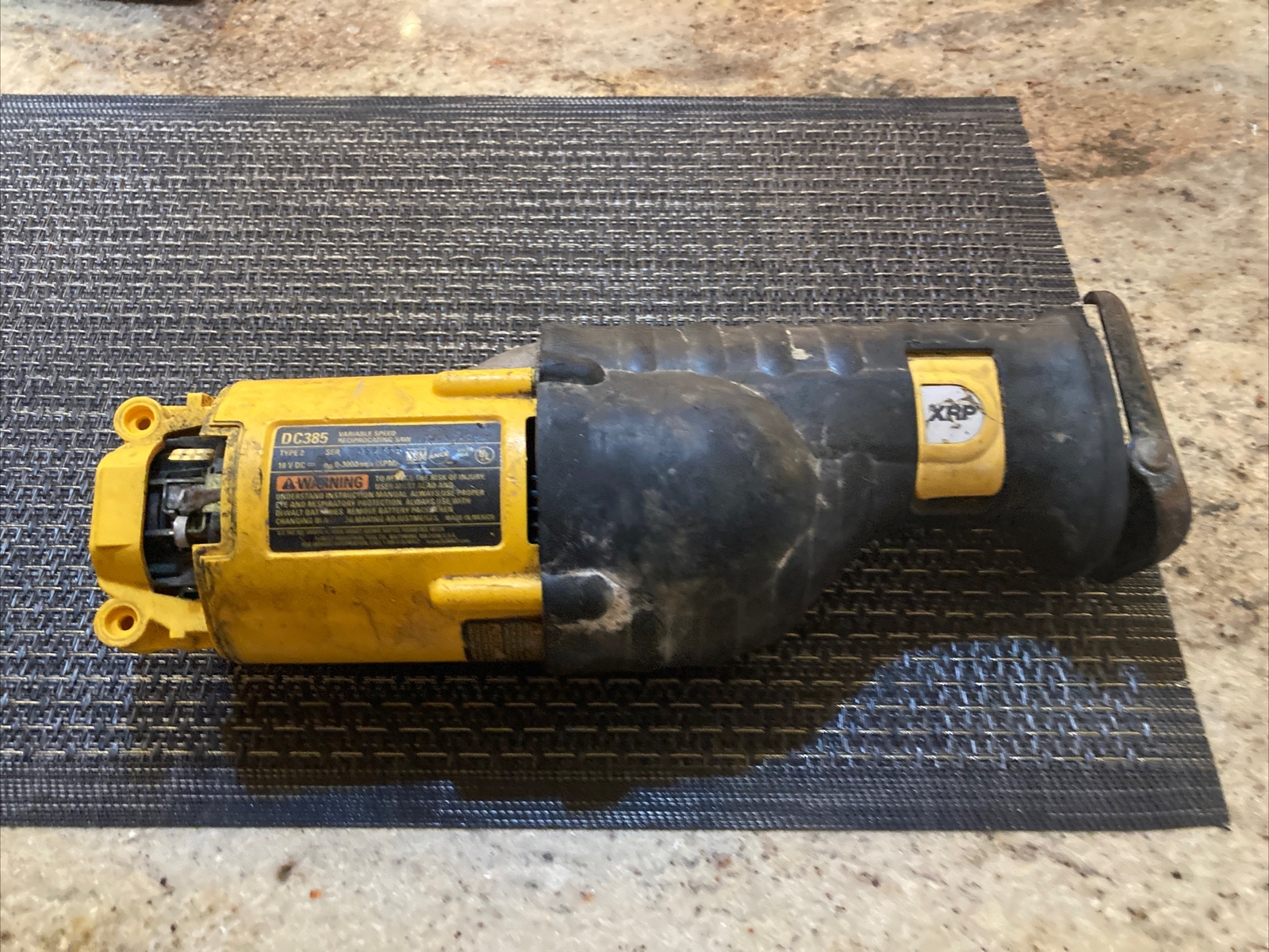 Dewalt DC385 Reciprocating Saw XRP 18v FOR PARTS Worked When The Handle